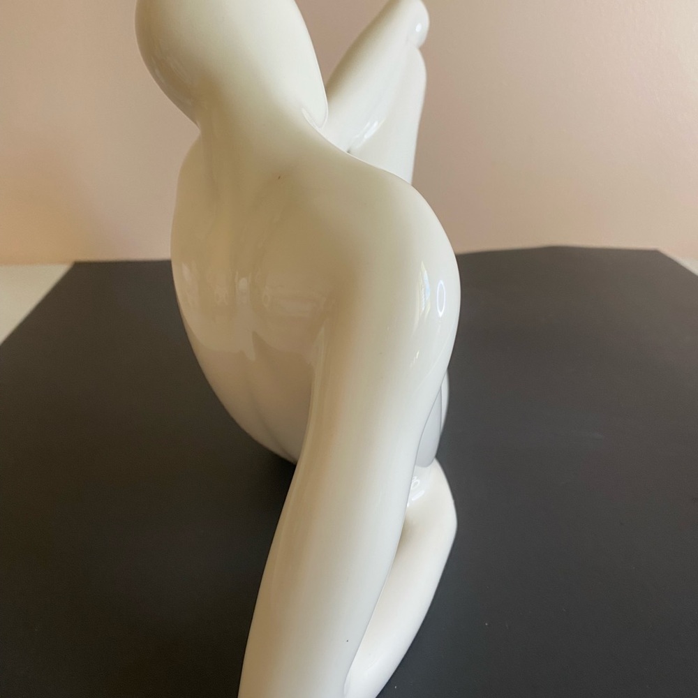 JARU Signed Pottery Mid Century Art Deco Modern Male Nude Sculpture - Picture 6 of 10